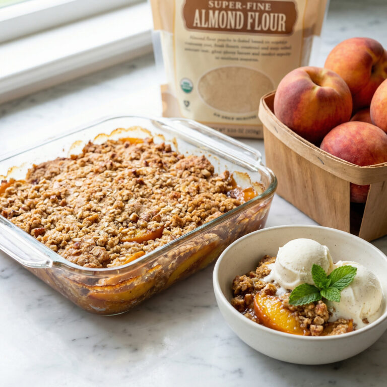 Keto Peach Cobbler Low Carb