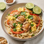 Keto Pad Thai with Chicken and Peanut Sauce