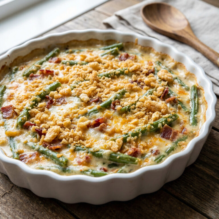 Low Carb Green Bean Casserole